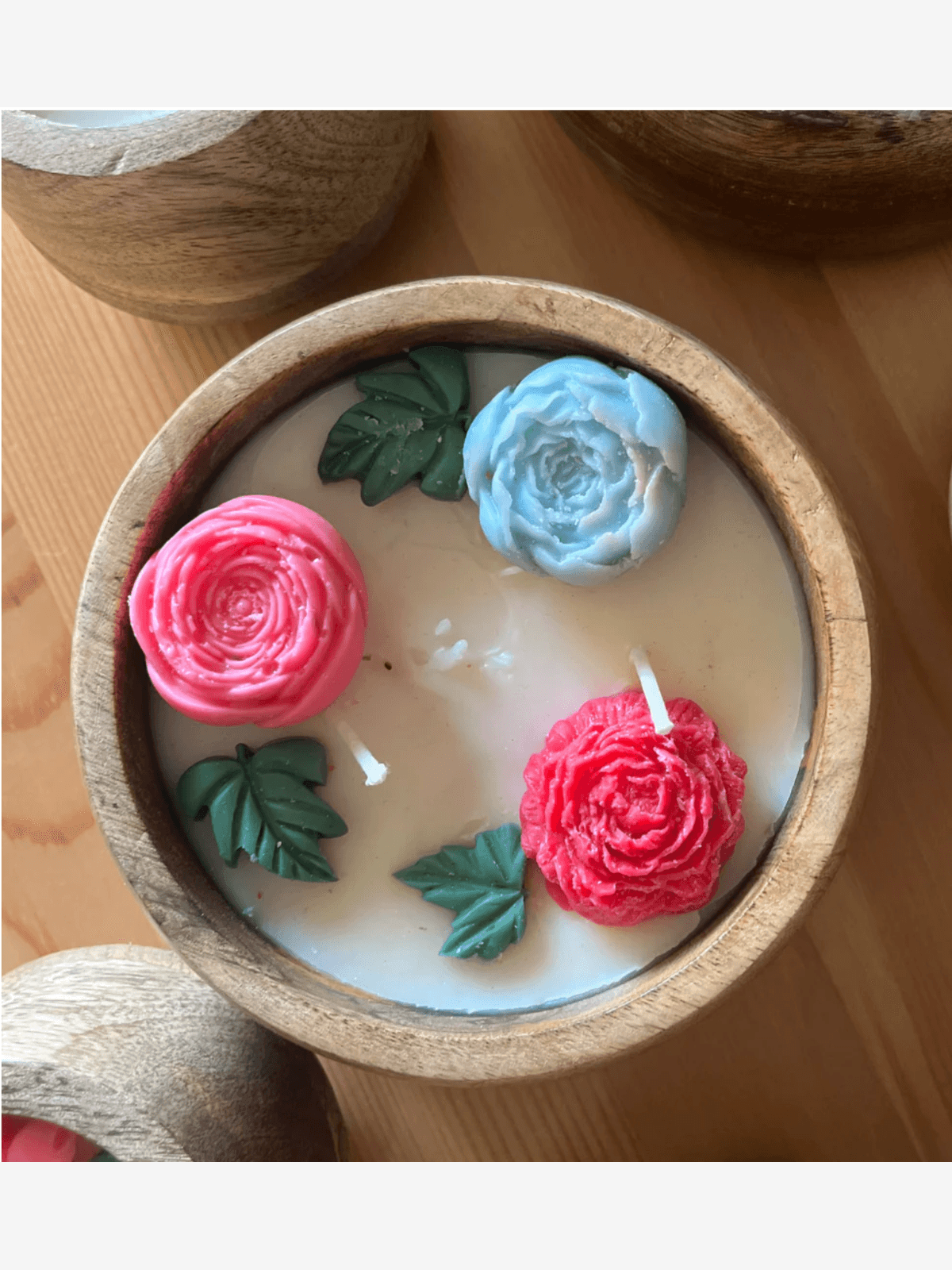Vanilla Tonka - Multi Dream Artisanal Soy Candles in Wooden Bowl