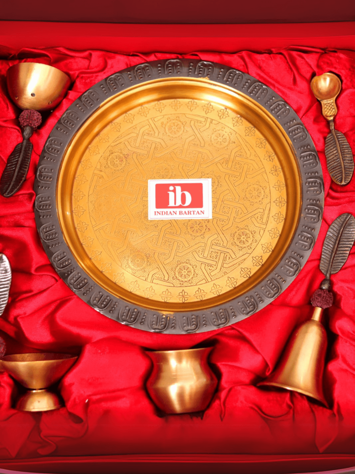 Fancy Brass Pooja Thali