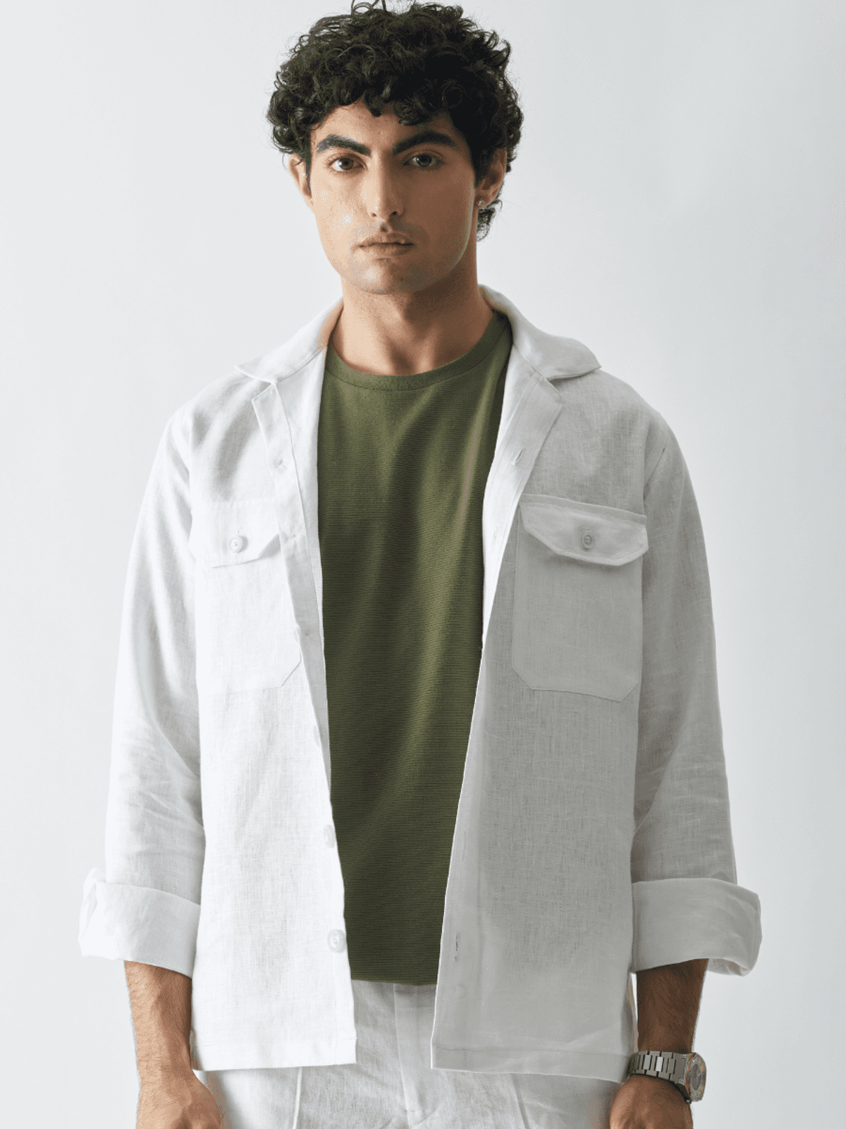 Snowflake Haven Linen Jacket