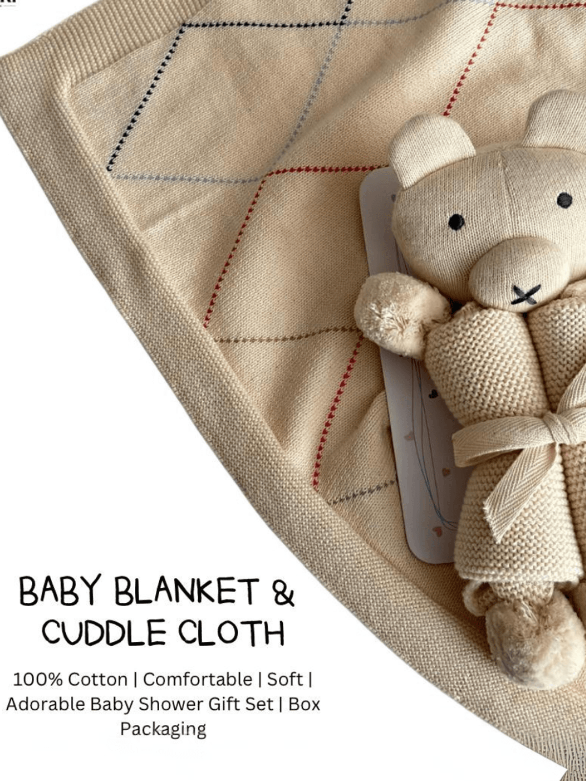 Baby Blanket with Cuddle Cloth