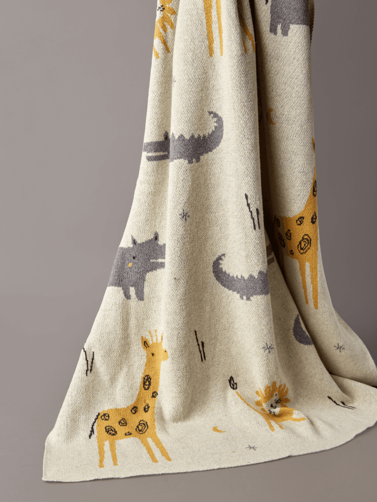 Baby Blanket with Animal Design