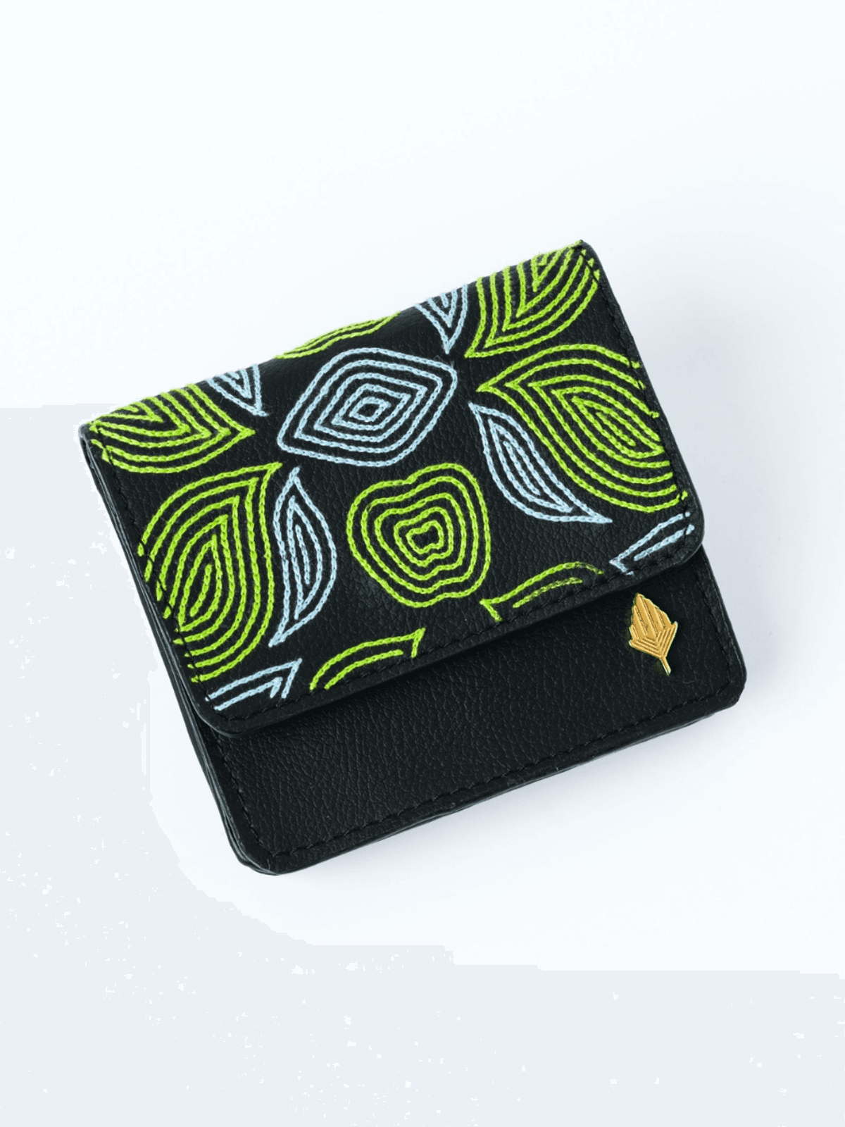 Lana Vegan Leather Cardholder - Black 