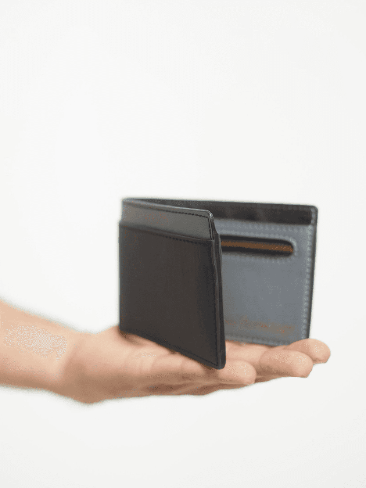 Zeus Vegan Leather Men's Wallet - Black