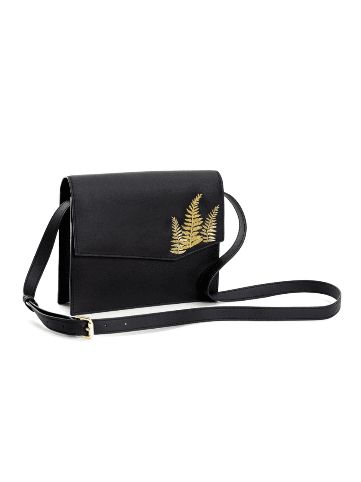 Hera Vegan Leather Sling - Black