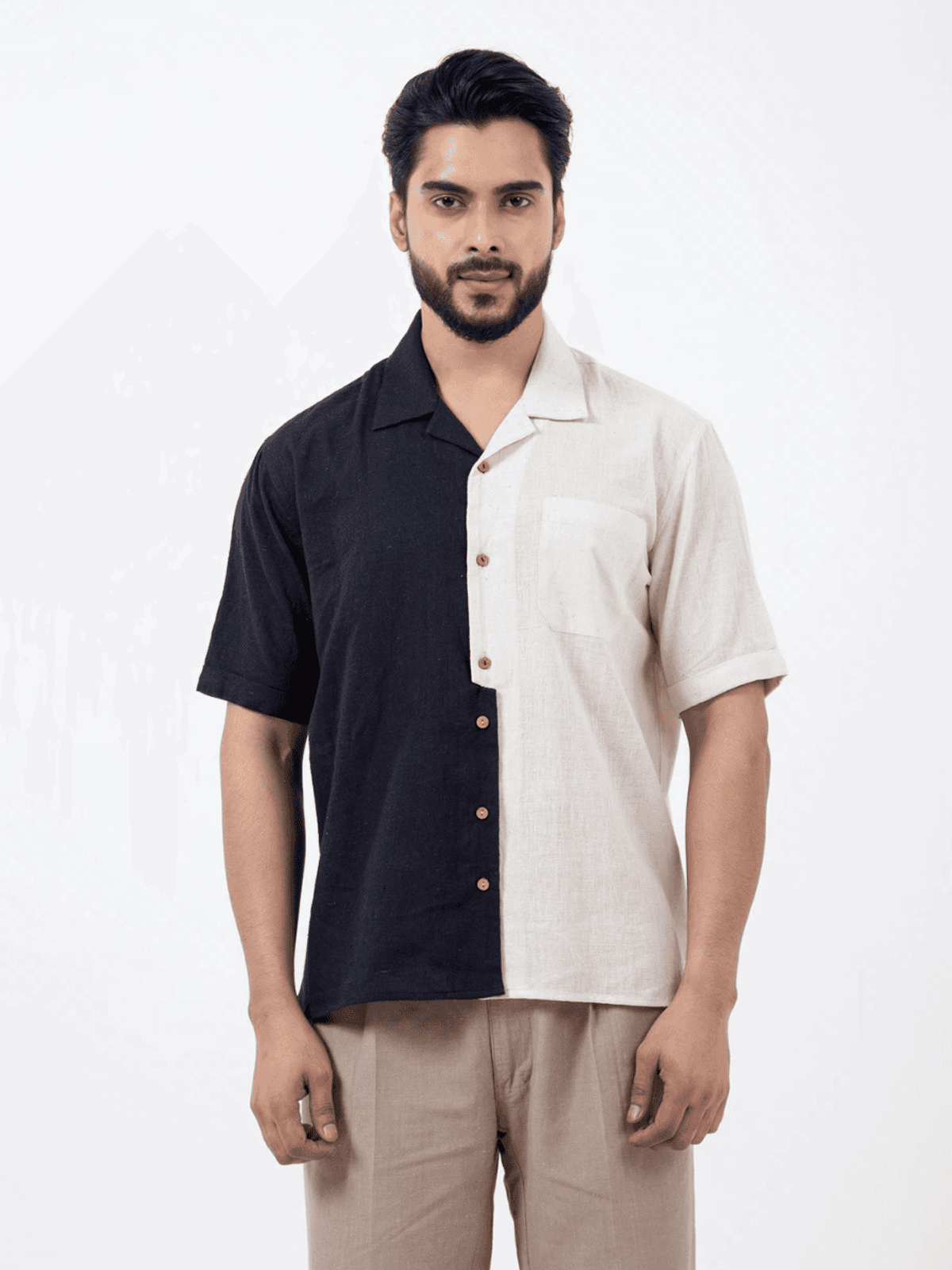 Inkriti Classic Kala Cotton Black and White Holiday formal