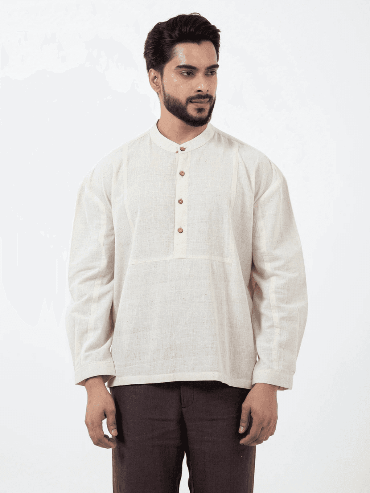 Inkriti Kala Cotton Off-white Tote Shirt