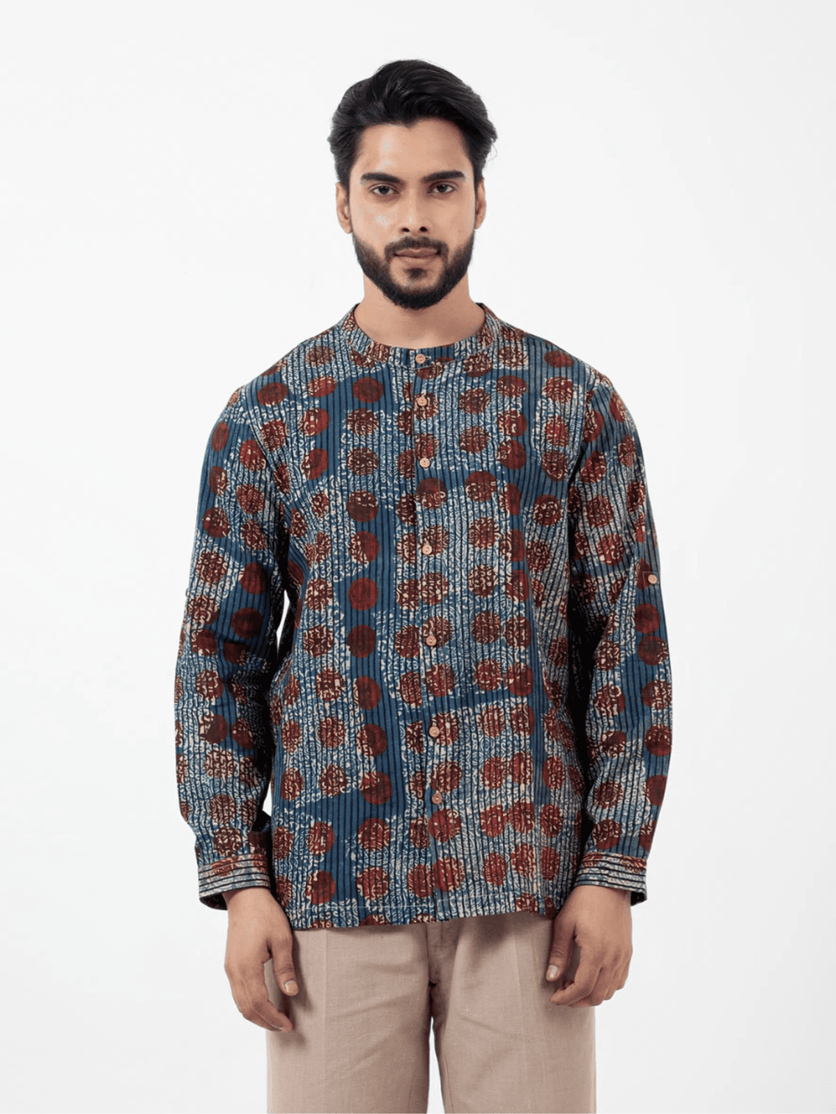 Inkriti Block Printed Allover Reliable shirt