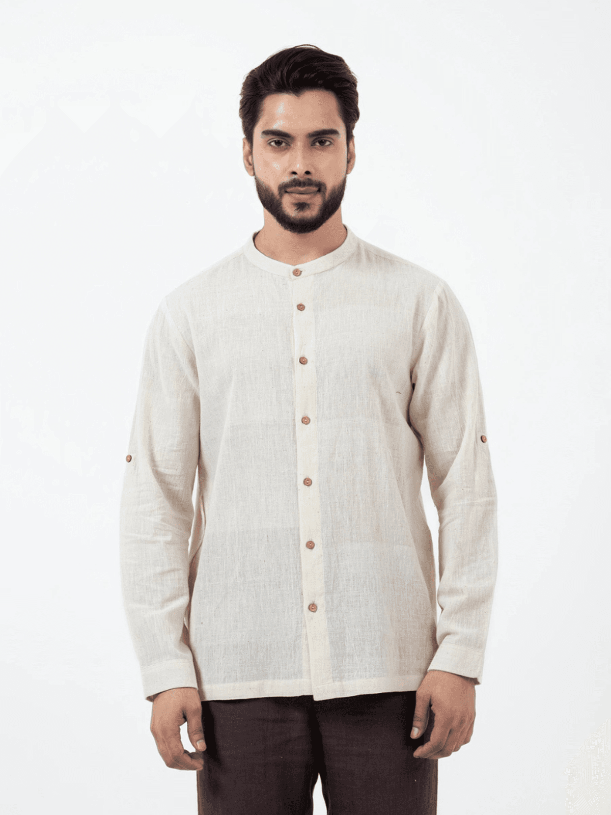 Inkriti Kala Cotton Off-white Reliable shirt