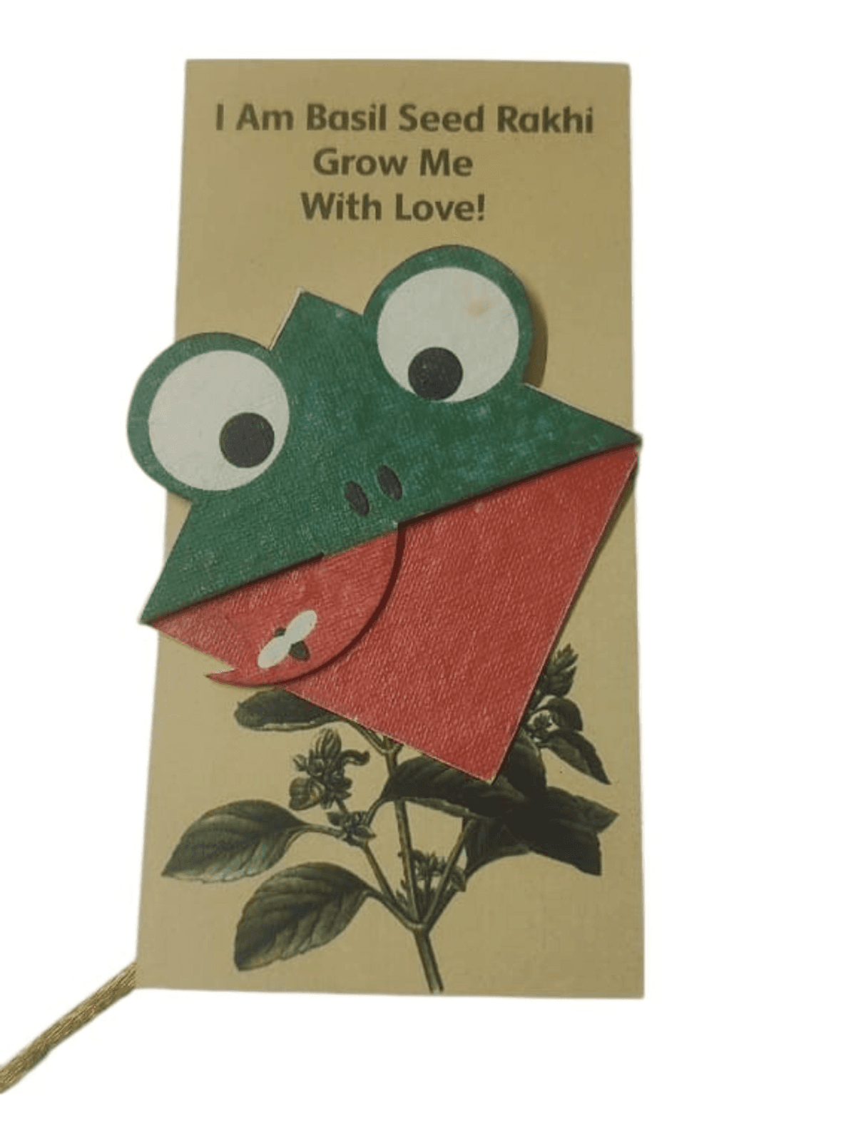 Seed Paper Plantable Rakhi with Coco Pot