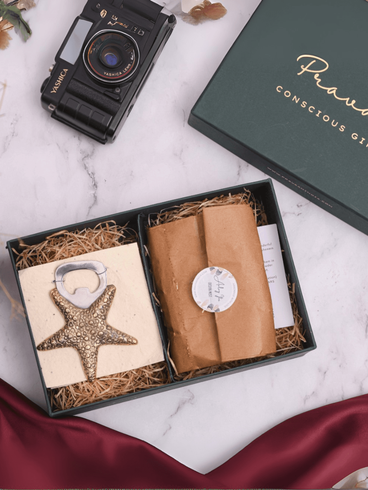Ocean Blue Rakhi Gift Box for Brothers - Sustainable gifting