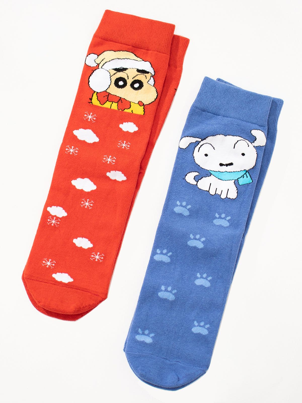 Shinchan: Snow BFF Socks (Pack of 2) Shinchan: Snow BFF Socks (Pack of 2)