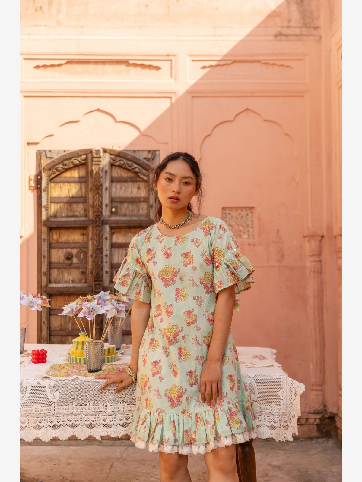 GARDENER LIME DRESS GARDENER LIME DRESS