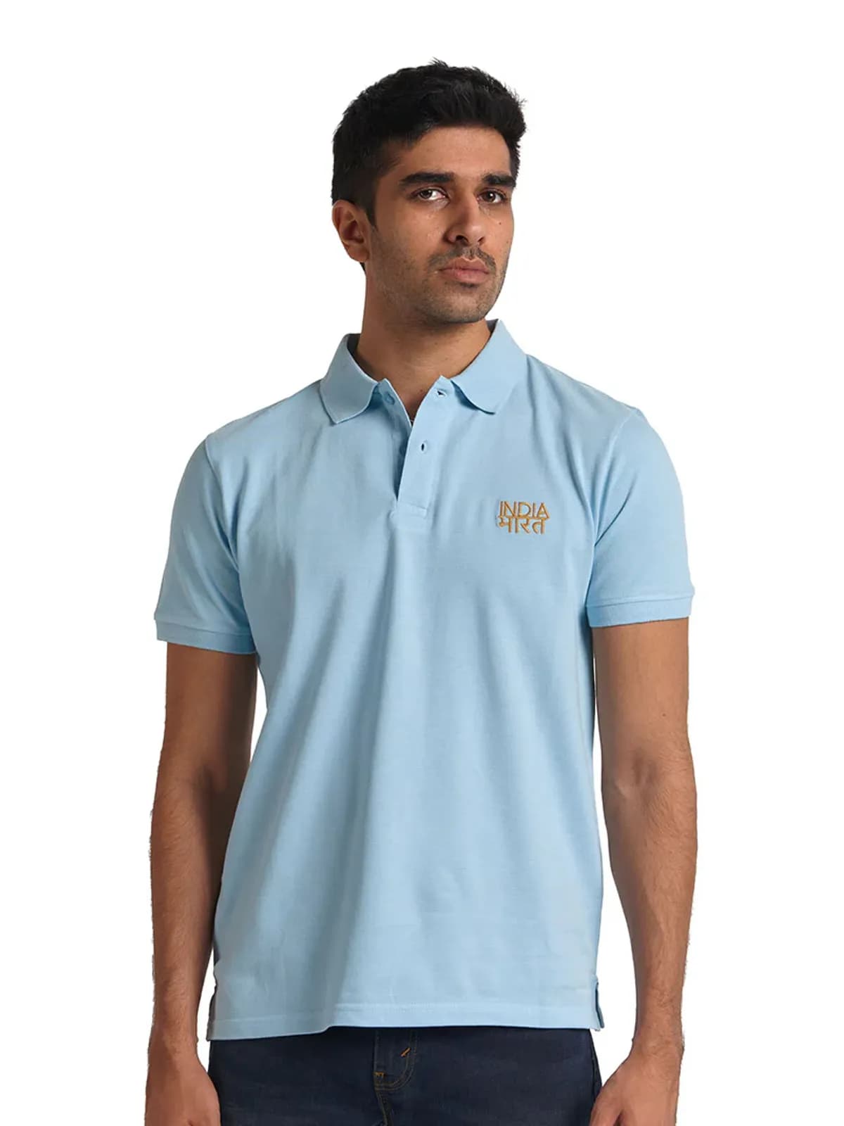Bharat India Blue Polo Bharat India Blue Polo