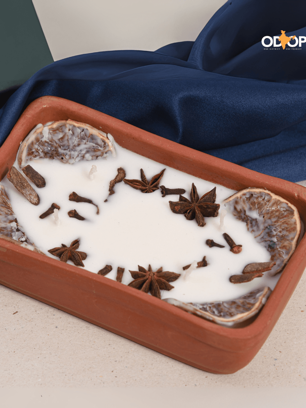 Spice Route Hand Poured Soy Candle, 4 Wicks in Terracotta Bowl Spice Route Hand Poured Soy Candle, 4 Wicks in Terracotta Bowl