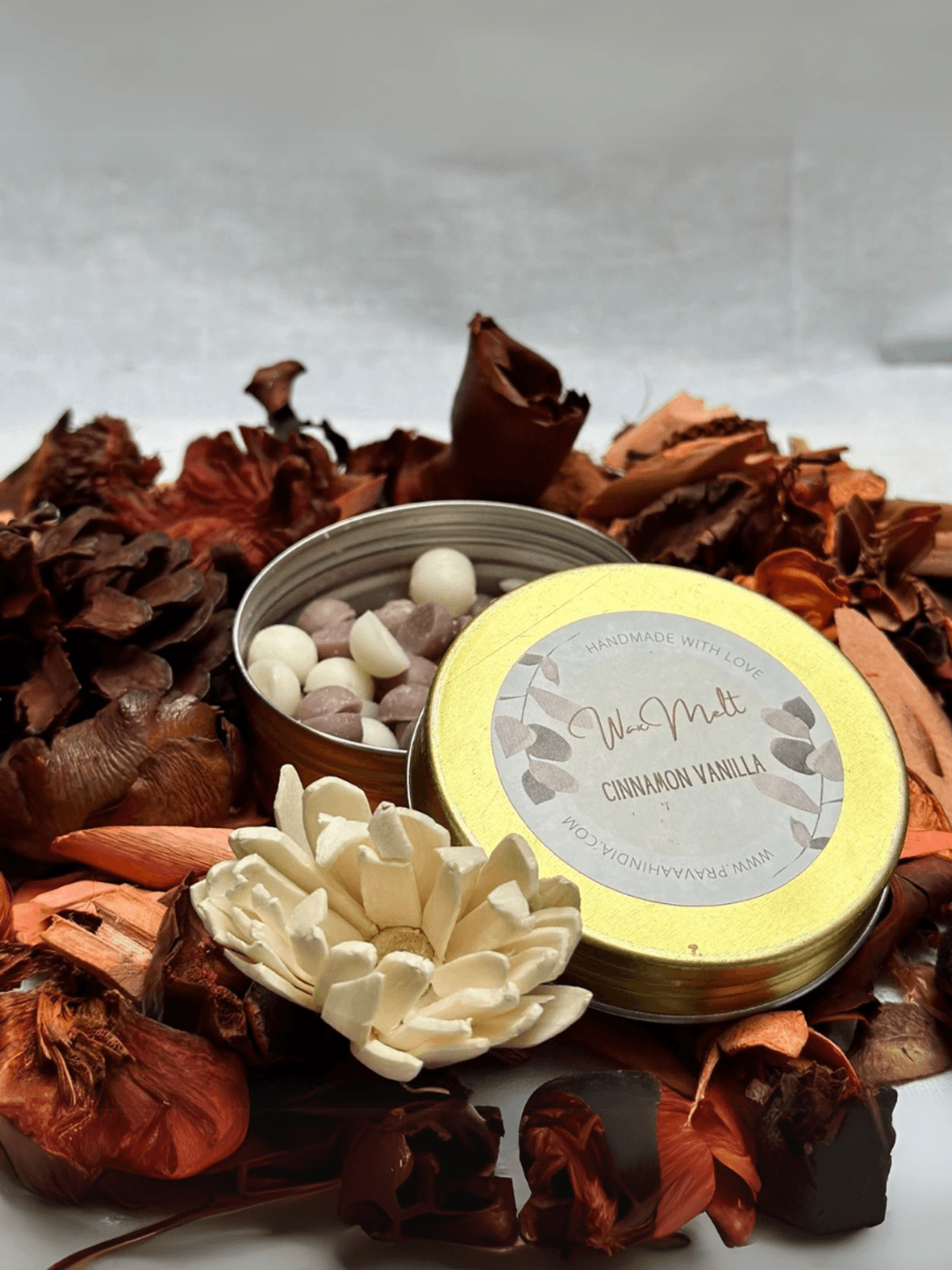 Cinnamon Vanilla Beads - 30 gms Cinnamon Vanilla Beads - 30 gms