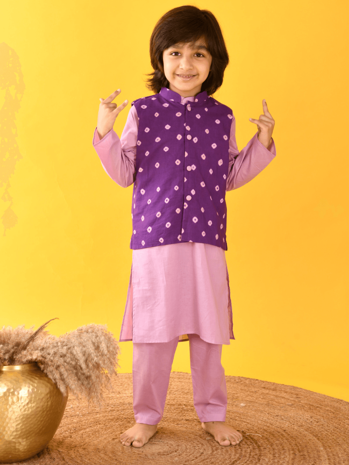 BANDHINI NEHRU JACKET SET BANDHINI NEHRU JACKET SET