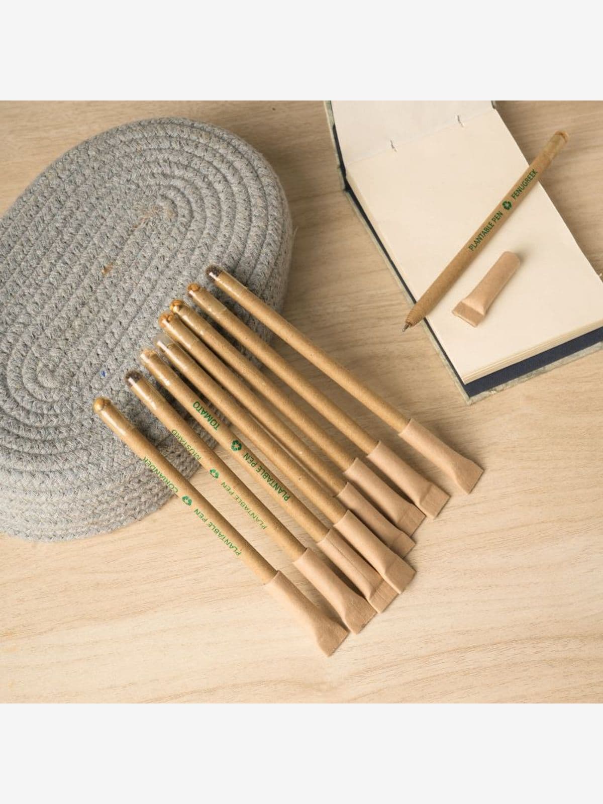 Kraft Paper Plantable Pen | With Seed Kraft Paper Plantable Pen | With Seed