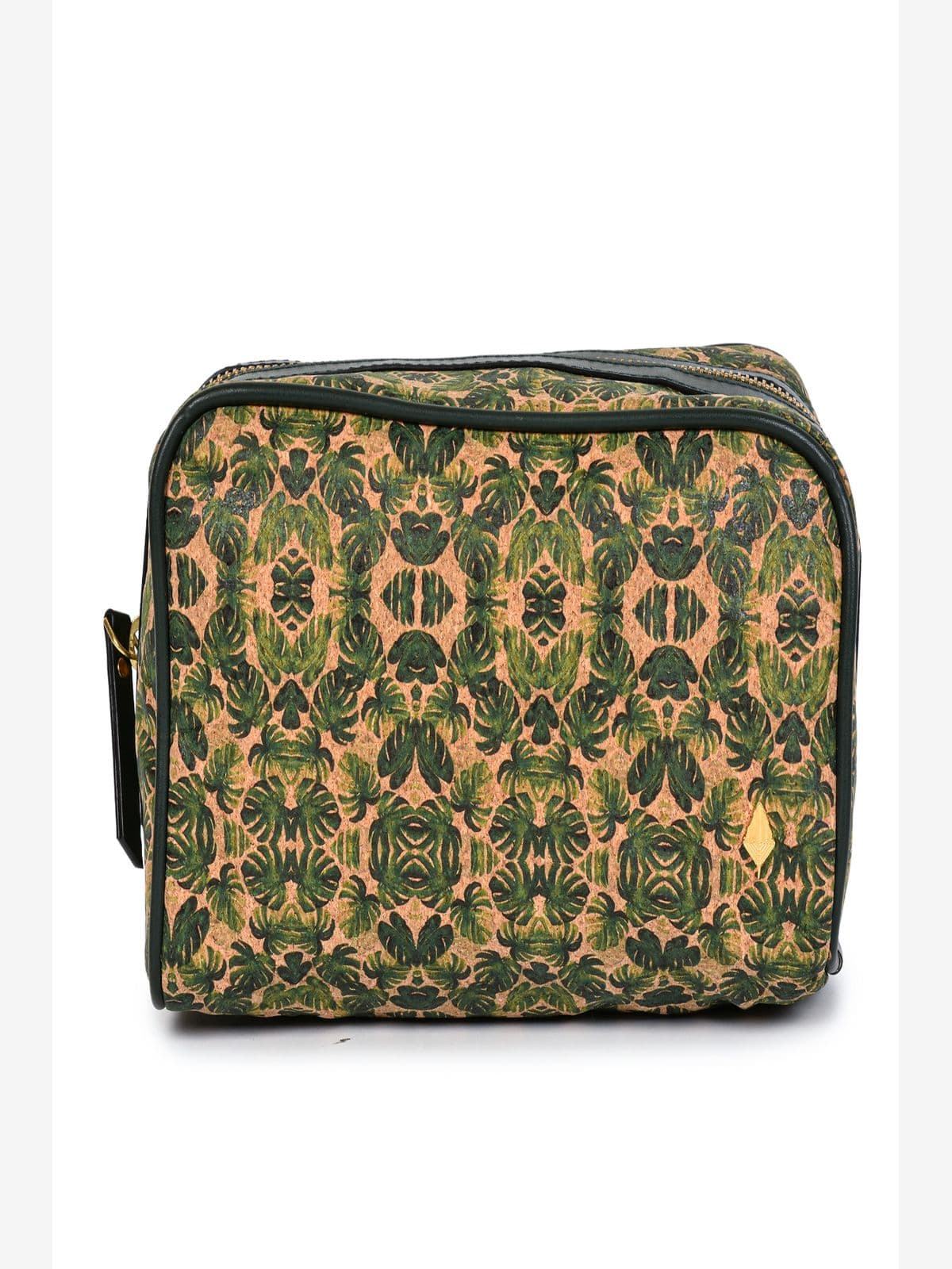 Green Hermitage Utility Kit Corporate Gift Plant Leather & Cork Printing | Zip Closure (Green Leaf Print) Green Hermitage Utility Kit Corporate Gift Plant Leather & Cork Printing | Zip Closure (Green Leaf Print)