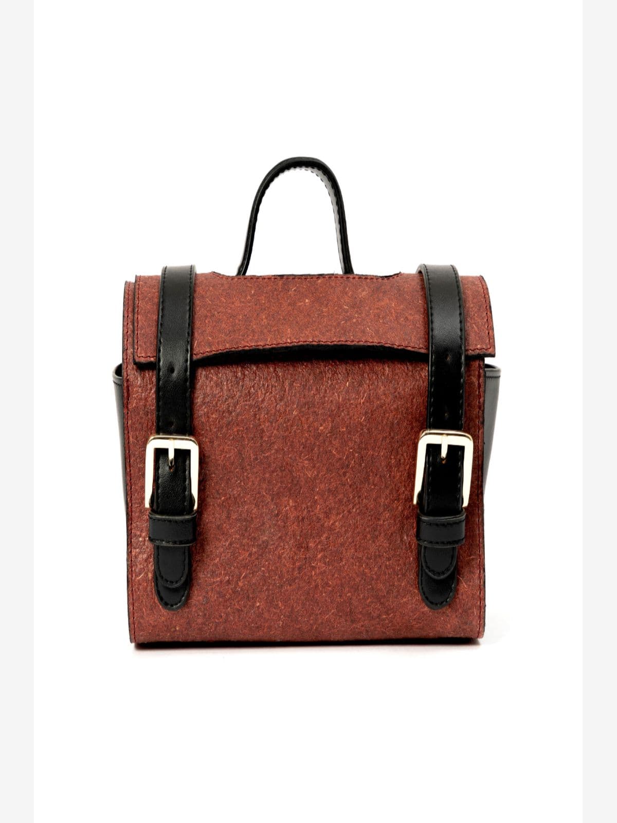 Green Hermitage Utility Kit Corporate Gift Plant Leather | 2 Buckles and a Handle (Madder Red and Black) Green Hermitage Utility Kit Corporate Gift Plant Leather | 2 Buckles and a Handle (Madder Red and Black)