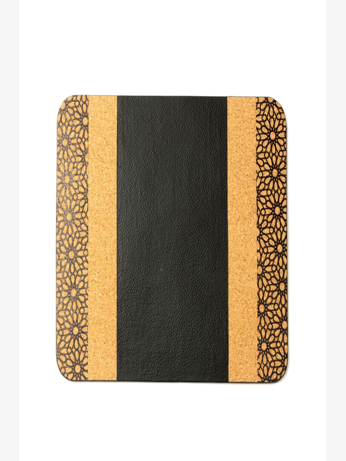 Green Hermitage Mouse Pad Plant Leather & Cork | Rectangular (Black and cork) Green Hermitage Mouse Pad Plant Leather & Cork | Rectangular (Black and cork)