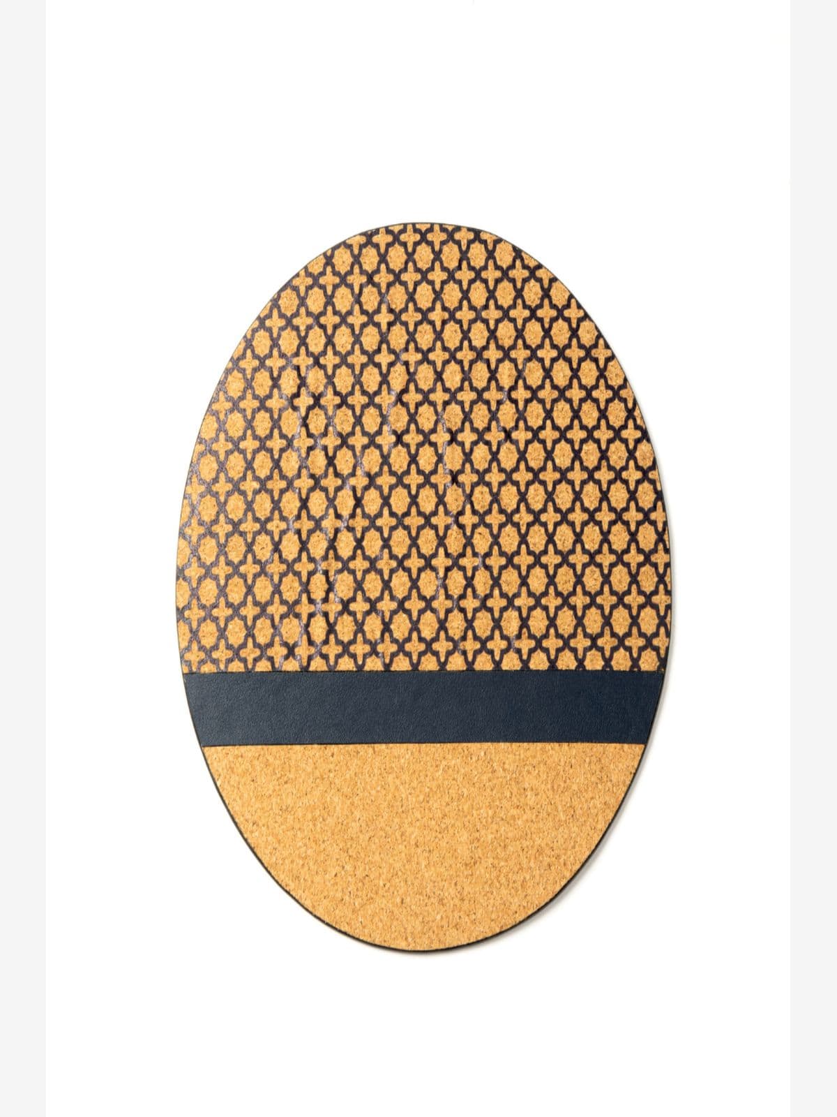 Green Hermitage Mouse Pad Plant Leather & Cork | Circular (Blue and Cork) Green Hermitage Mouse Pad Plant Leather & Cork | Circular (Blue and Cork)