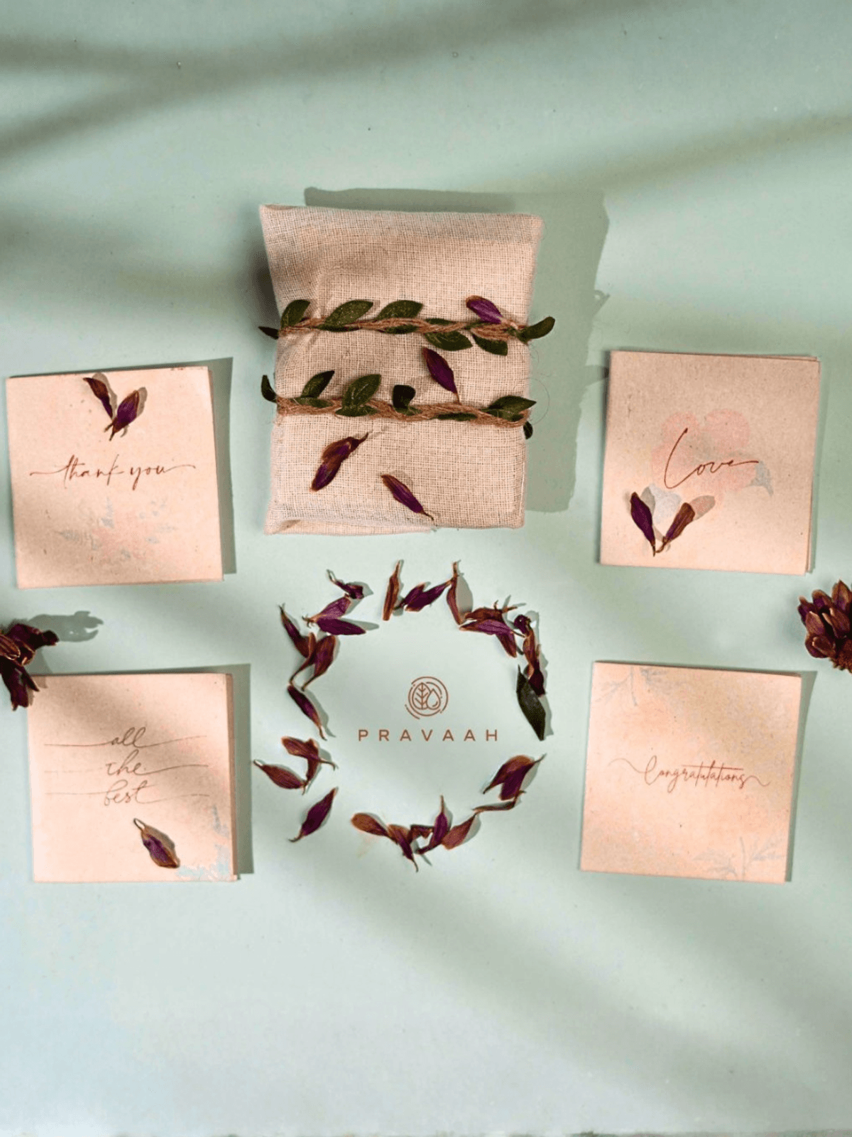 Pushp Gift Cards Set Eco Friendly Valentines Day Gift Pushp Gift Cards Set Eco Friendly Valentines Day Gift