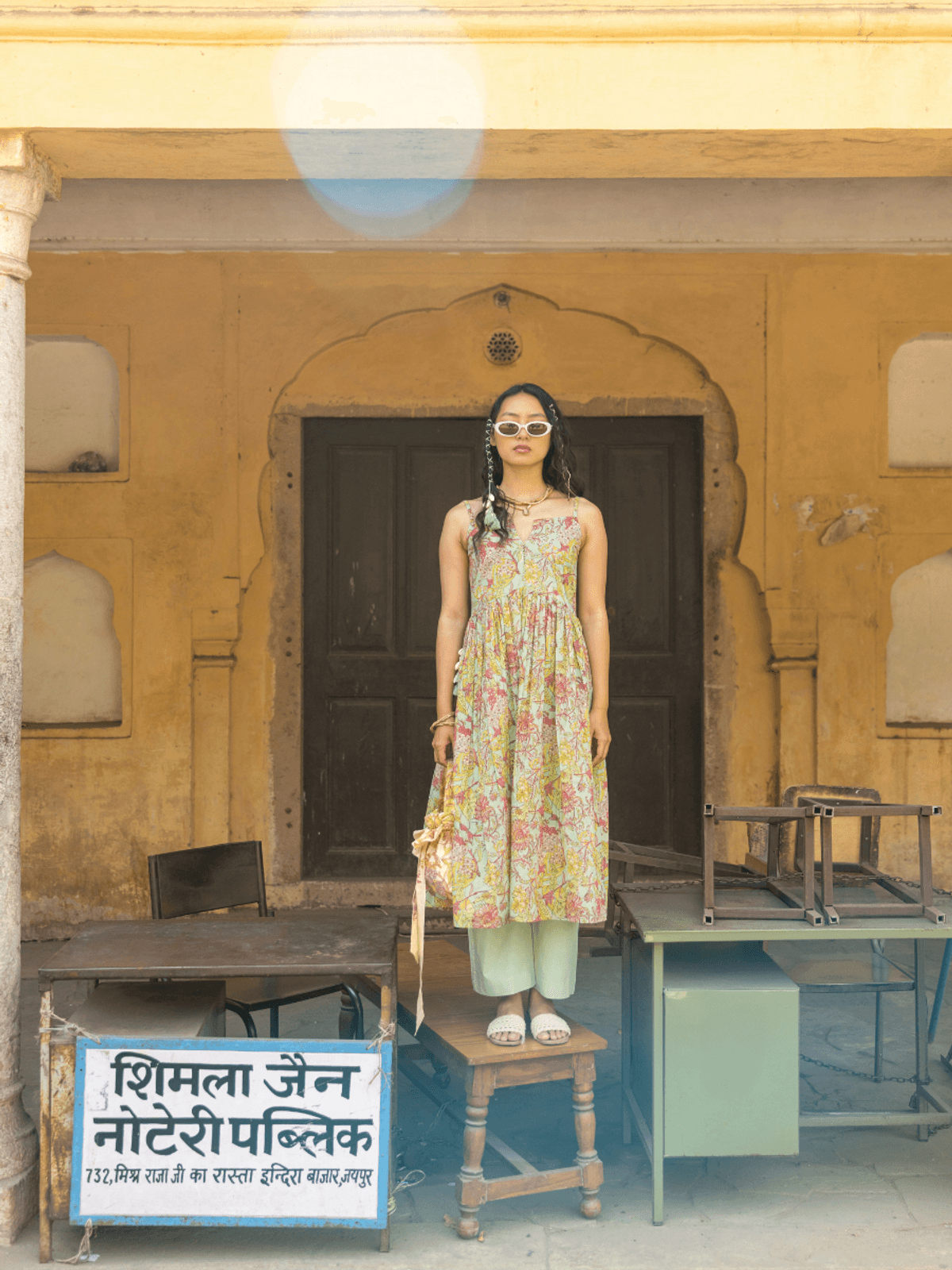 FROSTBITE FLORAL KURTA SET FROSTBITE FLORAL KURTA SET