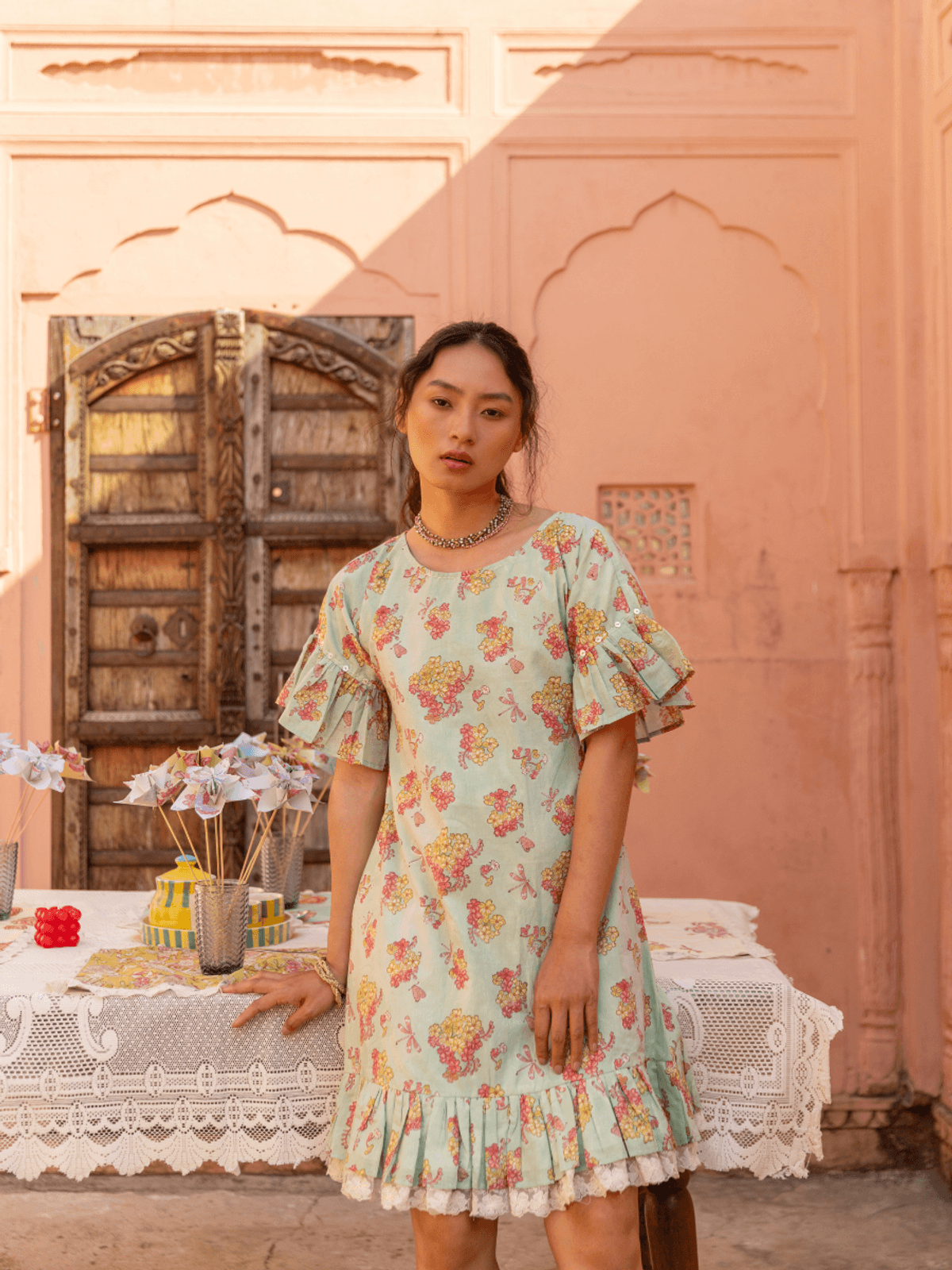 GARDENER LIME DRESS GARDENER LIME DRESS